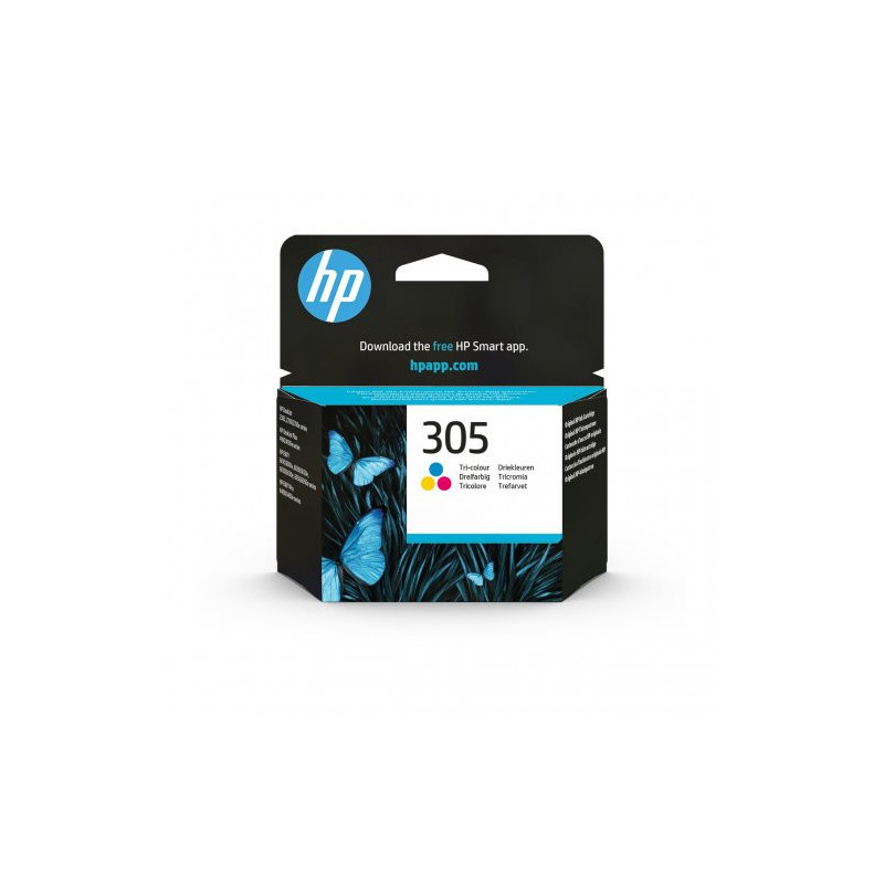 Tinteiro HP Original 305 Tricolor (3YM60AE)