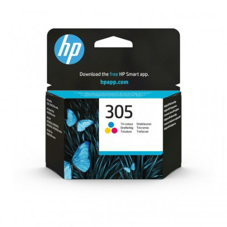 Tinteiro HP Original 305 Tricolor (3YM60AE)