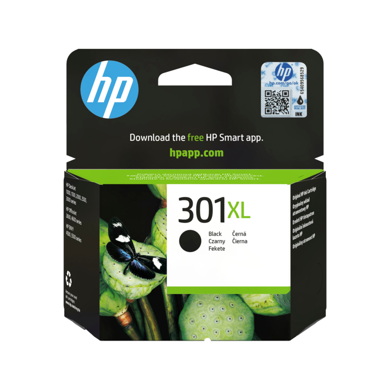 Tinteiro HP Original 301XL Preto (CH563EE)