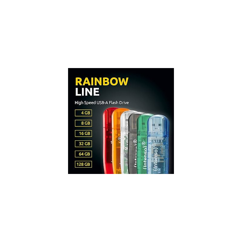 Pendrive Intenso Rainbow Line USB-A 2.0