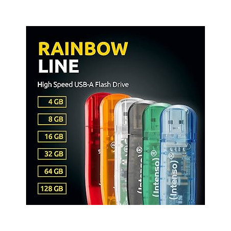 Pendrive Intenso Rainbow Line USB-A 2.0