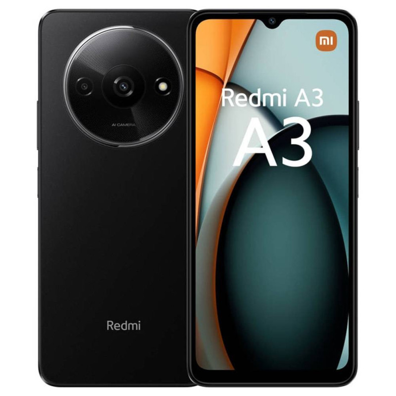 Smartphone XIAOMI Redmi A3 6.71'' - 4GB - 128GB Midnight Black