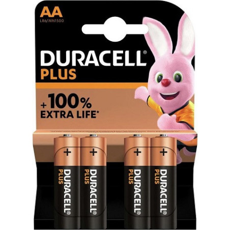 Pilhas DURACELL PLUS 4xAA LR6 MN1500 1.5V