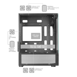 Caixa MARS GAMING Mini Torre MC-SE