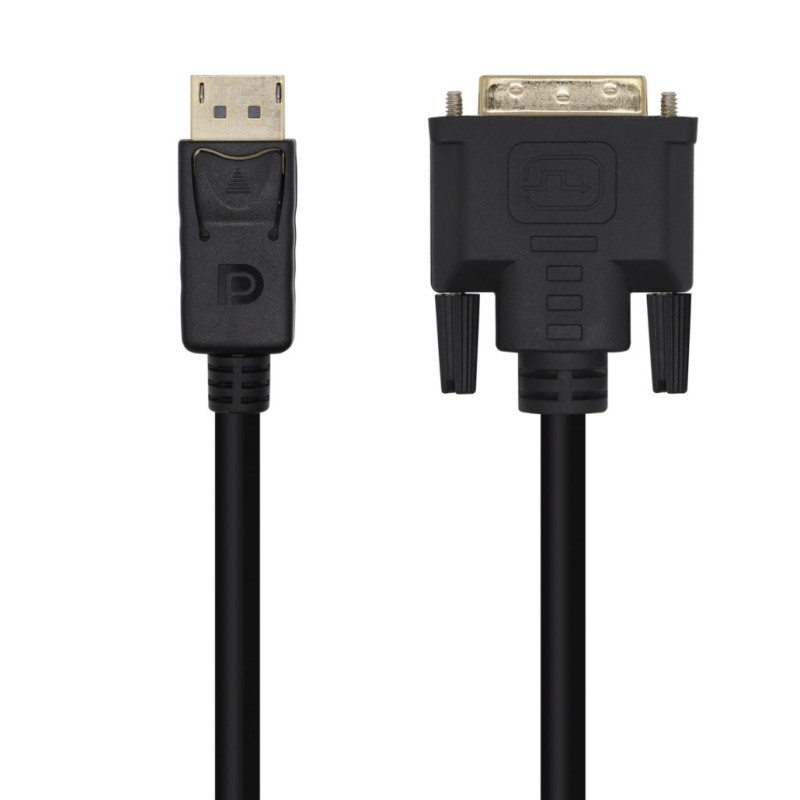 Adaptador de Vídeo Aisens Displayport macho para DVI macho 2m