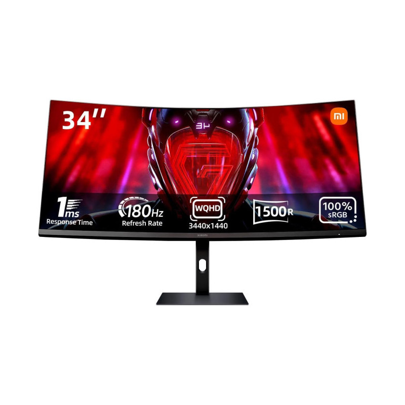 Monitor Curvo XIAOMI G34WQi 4K 180Hz 1ms