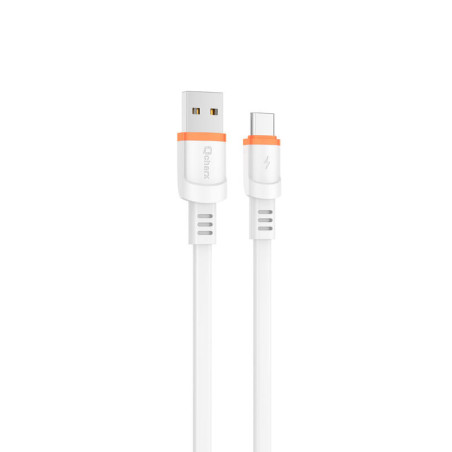 Cabo Qcharx Rome USB-A para USB-C Branco QCHROM2