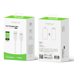 RIXUS Fast Charging Cable USB-C para Lightning RX2017L