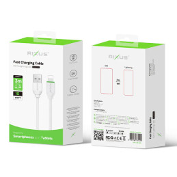 RIXUS Fast Charging Cable USB-A para Lightning RX2017AL