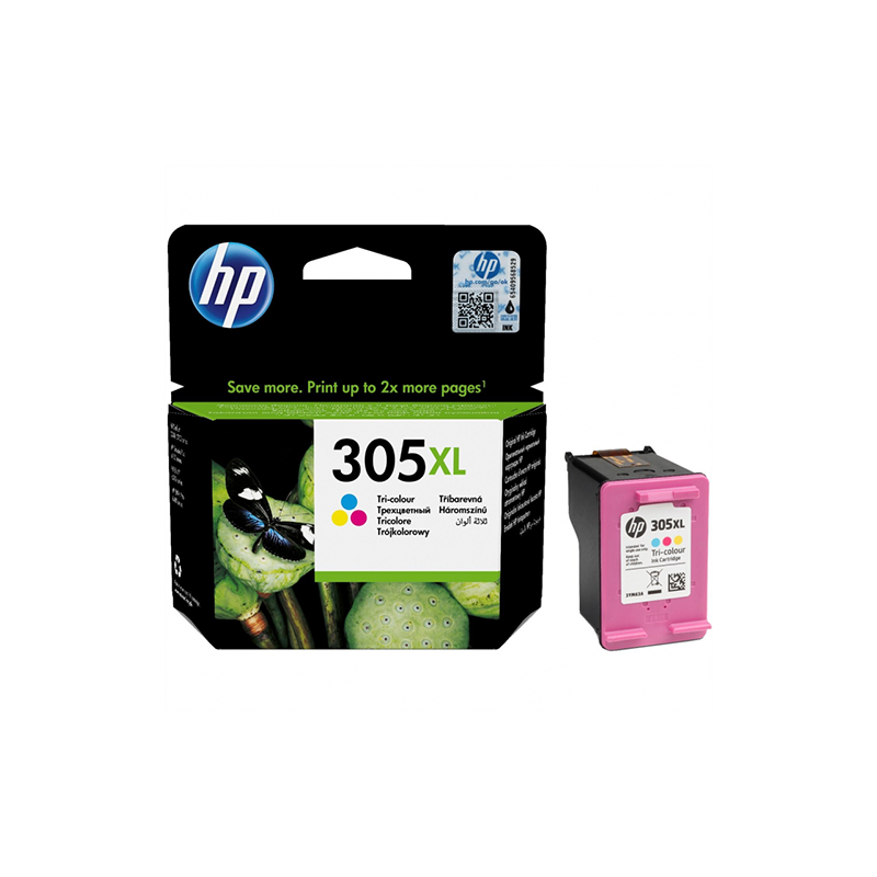 Tinteiro Nº305XL Cor p/ HP Deskjet 1255 / 2710