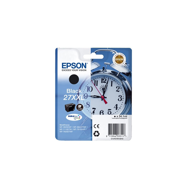 Epson Nº 27XXL (C13T27914012) Tinteiro ORIGINAL Preto