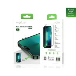 Vidro Temperado com Borda Curva Rixus para iPhone XS Max, 11 Pro Max