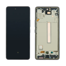 Samsung Galaxy A53 5G A536B Display e Touch com Moldura (Preto) - Service Pack