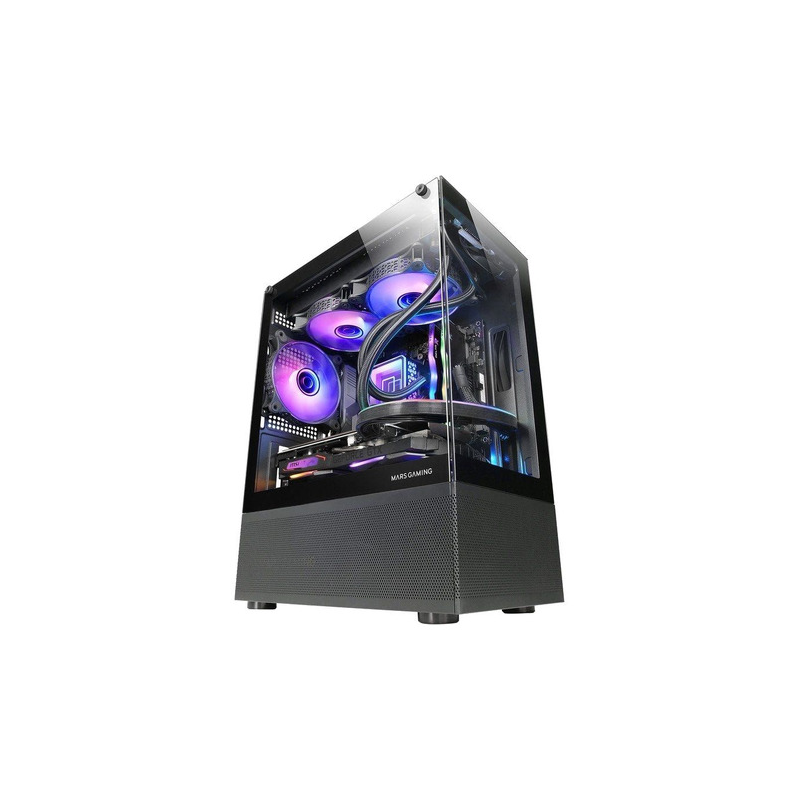 Caixa Gaming Minitorre Mars Gaming MC-SE - Preta