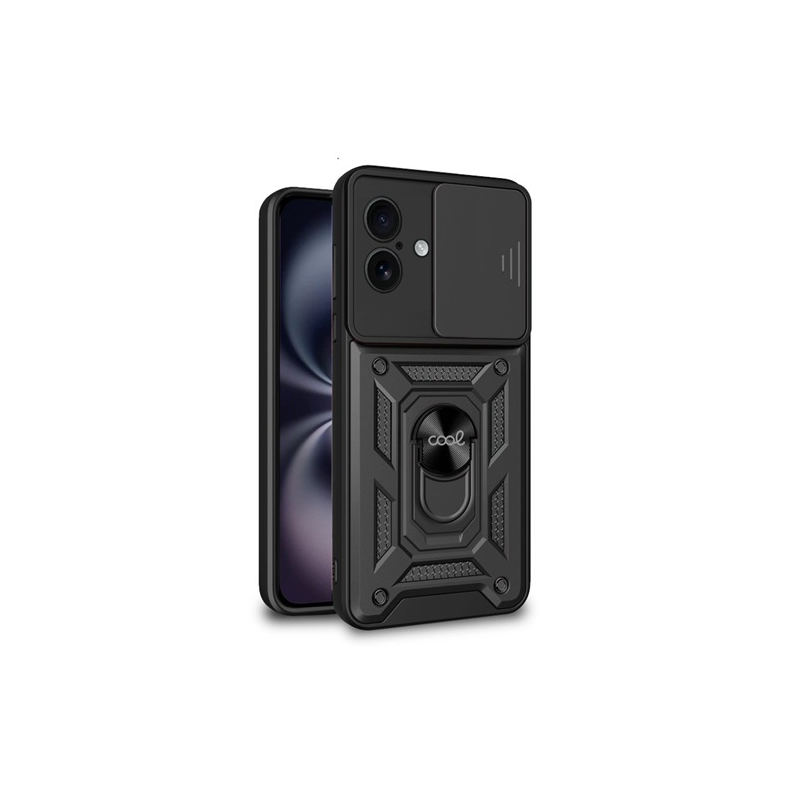Capa COOL para iPhone 16 Hard Ring Preto