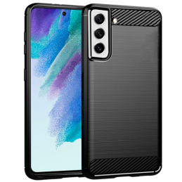 Capa COOL para Samsung G990B Galaxy S21 FE Preto Carbono