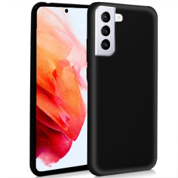 Capa de silicone COOL para Samsung G990 Galaxy S21 (preta)