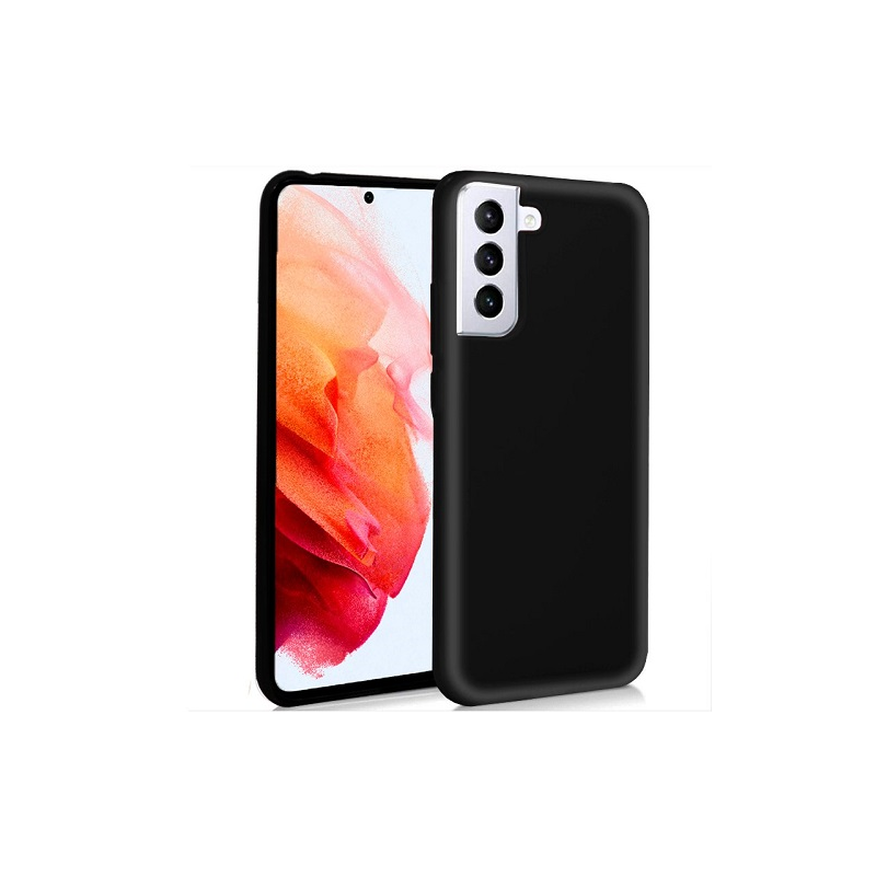 Capa de silicone COOL para Samsung G990 Galaxy S21 (preta)