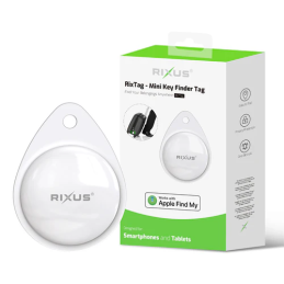 Rixus Rix Tag – Localizador Certificado MFi da Apple - Branco