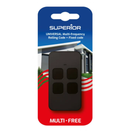 Comando Garagem Universal 4 Canais Rolling Code SUPERIOR