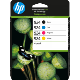 Pack Tinteiros HP 924 4 Cores 6C3Z1NE