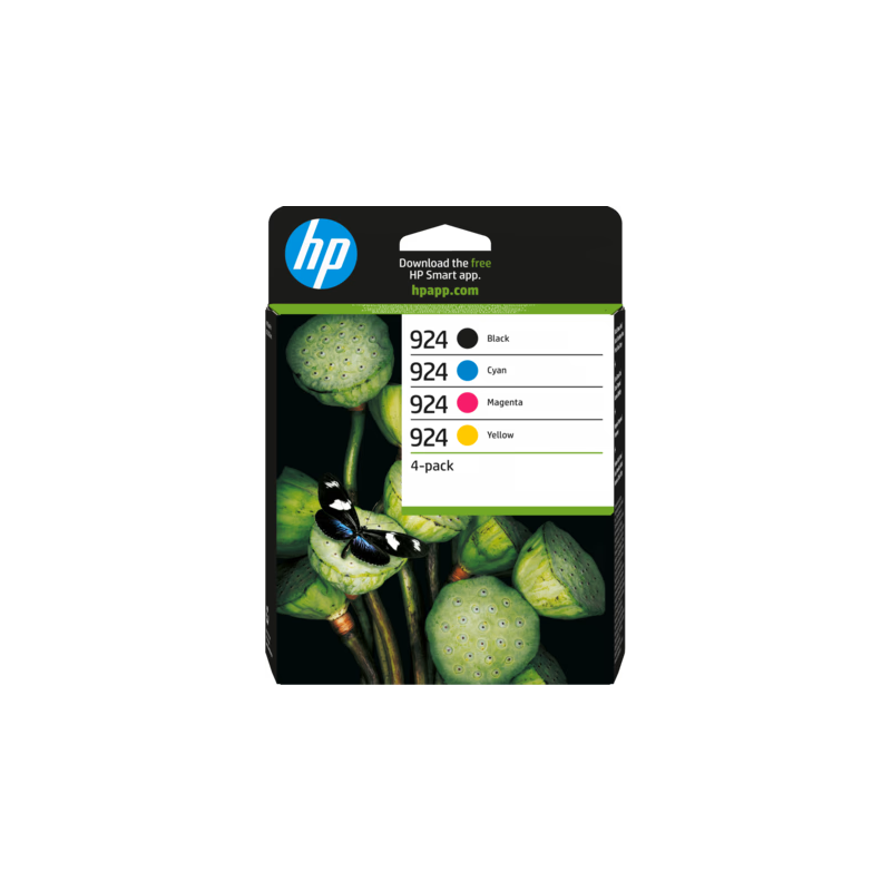 Pack Tinteiros HP 924 4 Cores 6C3Z1NE