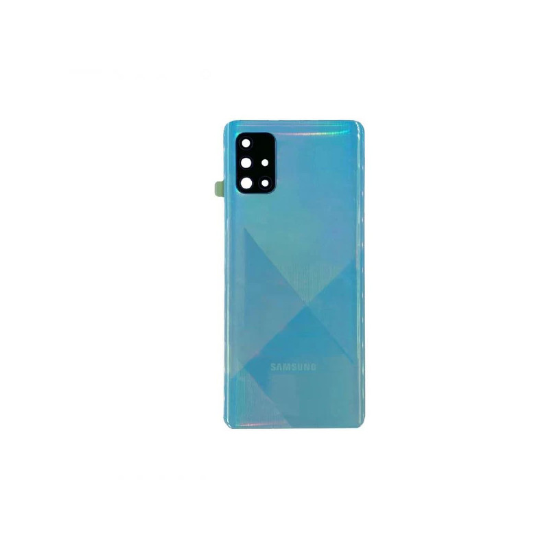 CAPA TRASEIRA PARA SAMSUNG GALAXY A71 A715F PRISM CRUSH BLUE COM LENTE (OEM)