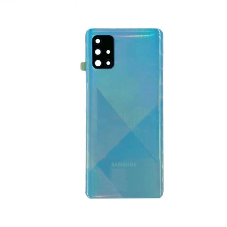 CAPA TRASEIRA PARA SAMSUNG GALAXY A71 A715F PRISM CRUSH BLUE COM LENTE (OEM)