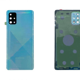 CAPA TRASEIRA PARA SAMSUNG GALAXY A71 A715F PRISM CRUSH BLUE COM LENTE (OEM)