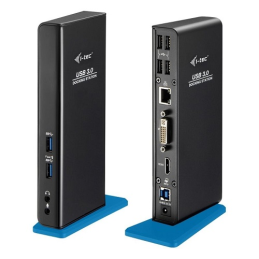 DockingStation USB 3.0 I-Tec 6xUSB 1xUSB Tipo-B 1xRJ45 1xHDMI 1xDVI 2xAudio