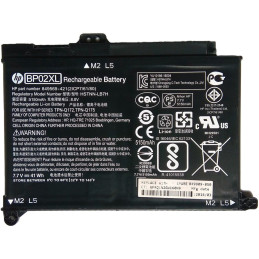 Bateria Original BP02XL de 2 células 7.7V 41Wh 5360mAh para HP PAVILION 15-AW, 15-AU