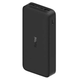 Powerbank 20000mAh Xiaomi Redmi Fast Charge 18W Preto