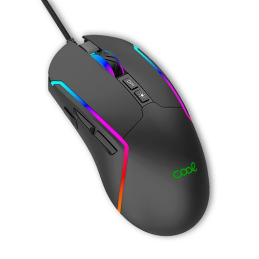 Mouse USB gaming RGB (iluminação) COOL Strip Black
