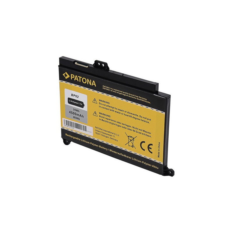 Bateria Portatil PATONA HP Pavilion PC 15 / BP02 / BP02XL