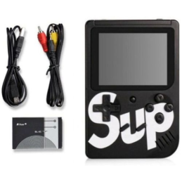 Consola Portátil Sup Game Box c/ 400 Jogos e Ligação à TV (Preto)