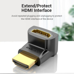 Adaptador Vention 270º HDMI Macho - HDMI Fêmea