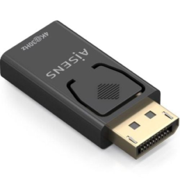 Conversor Aisens A125-0949 / DisplayPort Macho para HDMI Fêmea / Preto