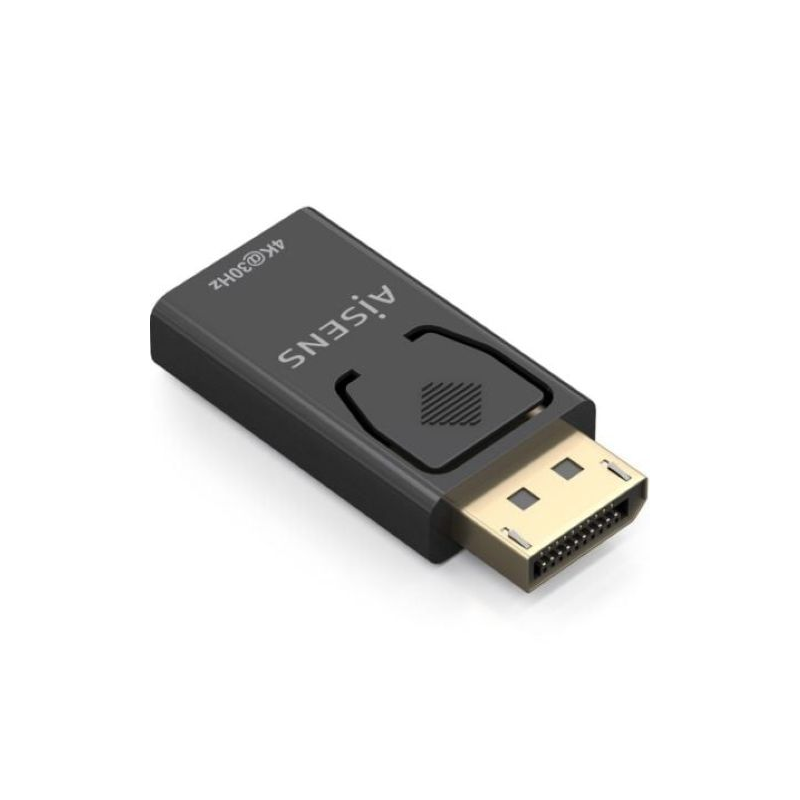 Conversor Aisens A125-0949 / DisplayPort Macho para HDMI Fêmea / Preto