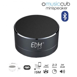 EDM Mini Coluna Bluethooth 3W 85DB