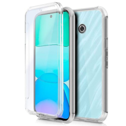 Capa COOL de Silicone 3D para Xiaomi Redmi 13 / Poco M6 (transparente frente + verso)