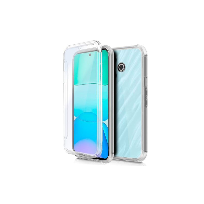 Capa COOL de Silicone 3D para Xiaomi Redmi 13 / Poco M6 (transparente frente + verso)