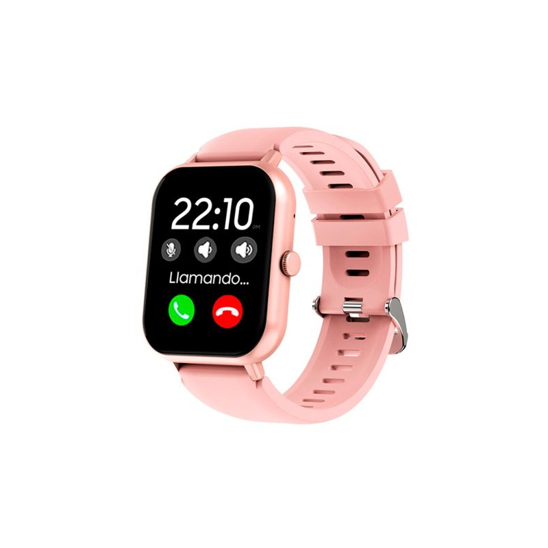 Smartwatch COOL Forest Silicone Rosa (Chamada, Esporte, Sono, Câmera)