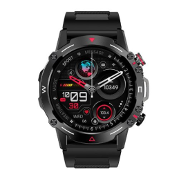 Smartwatch COOL Ecrã AMOLED Adventure Preto (Chamadas, Esporte, Saúde)