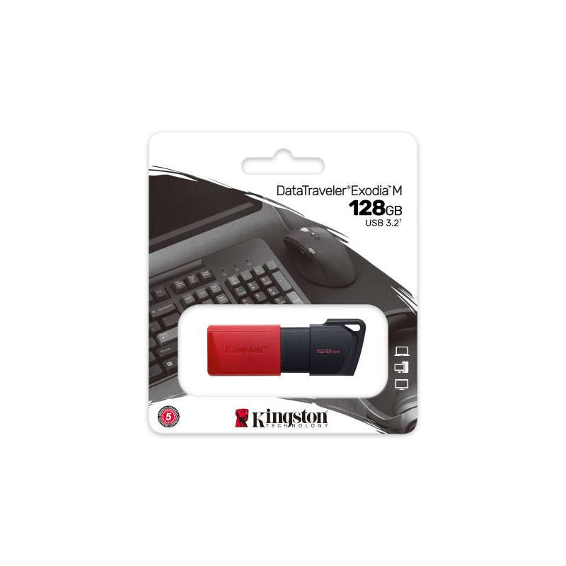 Pen USB Kingston DataTraveler 128Gb Exodia USB 3.2