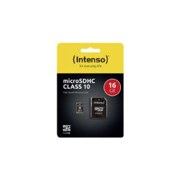 Cartão de Memória microSD 16Gb (Classe 10) - INTENSO
