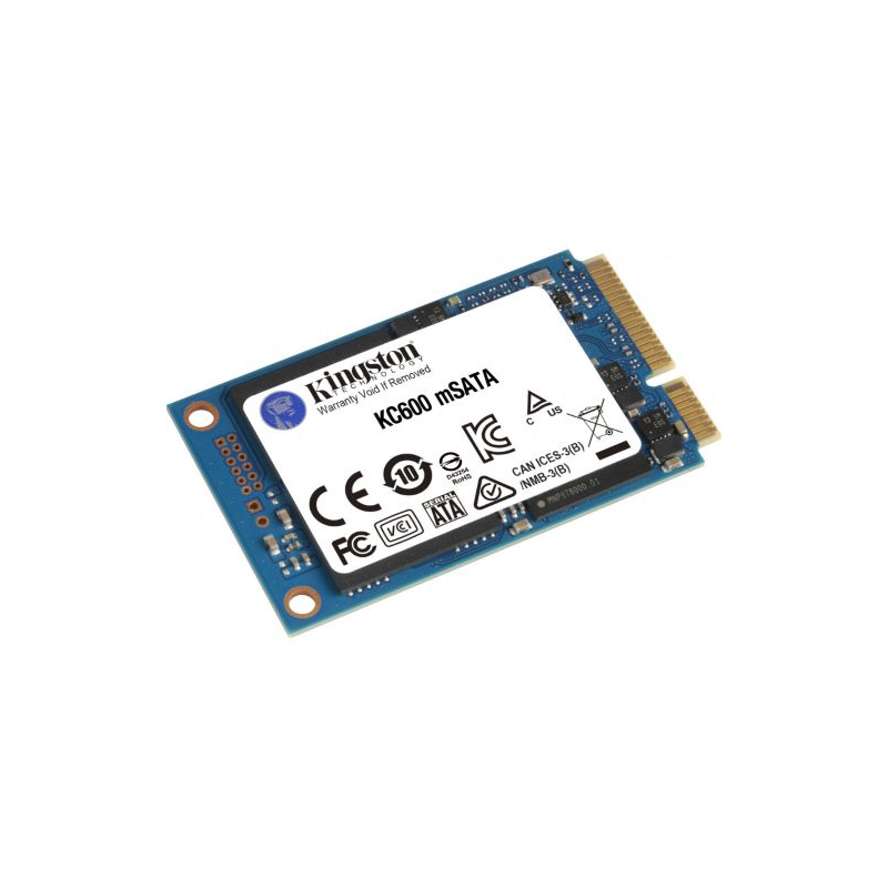 Disco SSD Kingston KC600 256GB mSATA Full Capacity