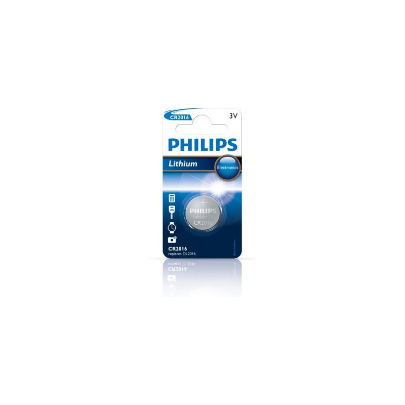 Pilha Lithium 3V CR2016 Philips