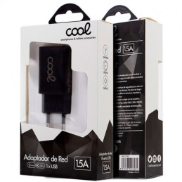 Carregador Red Universal Entrada 1 x USB COOL 1.5 Amp Preto