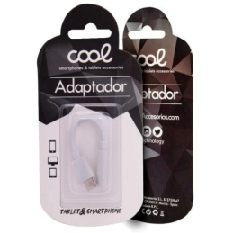 Adaptador Conector Tipo C para Jack 3.5mm COOL - Branco