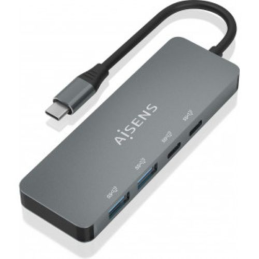 Hub USB Tipo-C 3.0 Aisens 4xUSB